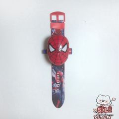 Đồng Hồ Chiếu Hình 3D Trẻ Em - Đồng Hồ Điện Tử Hình Nhân Vật Hoạt Hình Vui Nhộn, 24 Hình Ảnh Elsa, Kitty, Siêu Nhân, Công Chúa