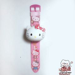 Đồng Hồ Chiếu Hình 3D Trẻ Em - Đồng Hồ Điện Tử Hình Nhân Vật Hoạt Hình Vui Nhộn, 24 Hình Ảnh Elsa, Kitty, Siêu Nhân, Công Chúa