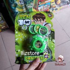 Đồng Hồ Đeo Tay Ben 10 Cho Trẻ Em - Mô Phỏng Điện Thoại, Kèm 3 Thẻ Bài - Đồ Chơi An Toàn và Giá Trị Giải Trí Cao