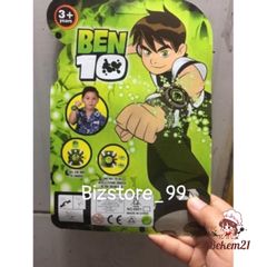 Đồng Hồ Đeo Tay Ben 10 Cho Trẻ Em - Mô Phỏng Điện Thoại, Kèm 3 Thẻ Bài - Đồ Chơi An Toàn và Giá Trị Giải Trí Cao