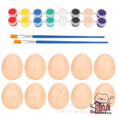 Bộ trứng giả cho chim bồ câu và gà tre - 10 hoặc 15 trứng rỗng, hỗ trợ ấp và tối ưu không gian sống cho thú cưng
