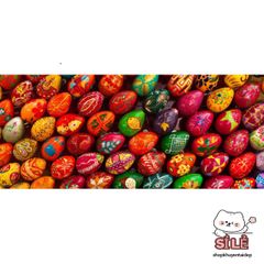 Bộ trứng giả cho chim bồ câu và gà tre - 10 hoặc 15 trứng rỗng, hỗ trợ ấp và tối ưu không gian sống cho thú cưng