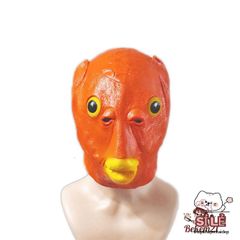 Mặt Nạ Hóa Trang Đầu Cá Xanh Silicon Dễ Thương Cho Người Lớn & Trẻ Em - Đạo Cụ Cosplay, Lễ Hội, Halloween