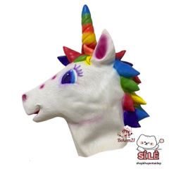 Mặt Nạ Ngựa Một Sừng BoJack Horseman 7 Màu - Đạo Cụ Cosplay Halloween Độc Đáo Cho Nam Nữ, Đồ Chơi Hóa Trang Vui Nhộn