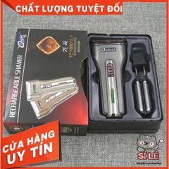 Máy cạo râu QISHI RSCW-Q588 lưỡi kép - Cạo và tỉa râu dễ dàng cho nam giới, thiết kế an toàn, pin sạc tiện lợi.