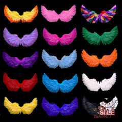 Cánh Thiên Thần và Cánh Ác Quỷ Lông Vũ Cho Cosplay Halloween - Phụ Kiện Chụp Ảnh Thời Trang Cho Trẻ Em và Người Lớn