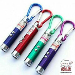 Đèn Pin Đa Năng 4 Trong 1 - Đèn LED, Tia Laser, Soi Tiền Giả & Móc Khóa Tiện Lợi Cho Trời Tối, Cắm Trại
