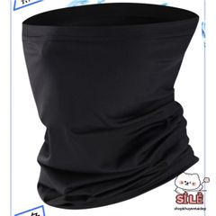 Khăn Che Mặt Đen Đa Năng - Khẩu Trang Chống Nắng Thoải Mái, Dễ Dùng Cho Nam Nữ, Phượt, Du Lịch, Giảm Bụi Thời Trang
