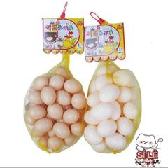 Bộ 10 Trứng Gà Nhựa Trắng - Dụng Cụ Dạy Học Nghệ Thuật & Mô Hình Ấp Trứng Giá Rẻ Cho Giáo Dục Sáng Tạo
