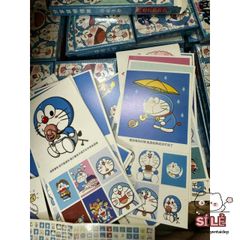 Bộ thẻ bài Doremon với sticker & thẻ lomo Nobita, Chaien, Xuka, Xê Kô - Quà tặng độc đáo cho fan anime và manga