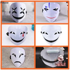 Mặt Nạ Cosplay Hiruko Đen Trắng - Mặt Nạ Anime Độc Đáo Cho Người Hâm Mộ - Quà Tặng Thú Vị Dành Cho Fans Anime