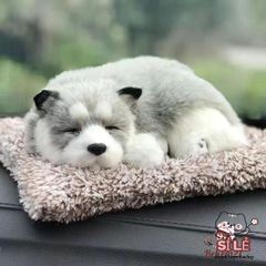 Chó Bông Nano Khử Mùi Ô Tô - Thú Bông Trang Trí Taplo Xe Hơi Hút Mùi Than Hoạt Tính Đáng Yêu, Phụ Kiện Ô Tô Thông Minh