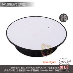 Bàn Xoay 360 Độ Năng Lượng Mặt Trời - Đế Trưng Bày Chụp Ảnh Video 3 Vòng/Phút, Tiết Kiệm Năng Lượng, Dùng Cho Đồ Trang Sức, Đồng Hồ