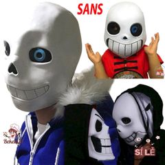 Mặt Nạ Hóa Trang Papyrus - Phụ Kiện Cosplay Halloween Nhân Vật Game Legend Of The Sans - Mặt Nạ Cao Su Mắt Xanh/Đen