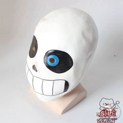 Mặt Nạ Hóa Trang Papyrus - Phụ Kiện Cosplay Halloween Nhân Vật Game Legend Of The Sans - Mặt Nạ Cao Su Mắt Xanh/Đen