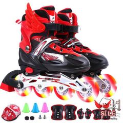 Giày Patin 4 Bánh Điều Chỉnh Kích Thước Cho Trẻ Em & Người Lớn - Mẫu Mới 2020, Giày Trượt Cao Cấp Nhiều Màu Sắc