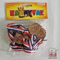 Bộ Huy Chương Thể Thao Cao Cấp - Giải Thưởng Vàng Bạc Đồng Nhựa An Toàn 6 Kiểu Độc Đáo Cho Trẻ Em và Người Lớn