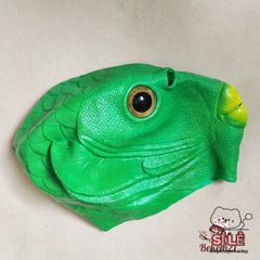 Mặt Nạ Cosplay Cá Da Xanh Silicon Vui Nhộn - Đồ Trang Trí Halloween, Tiệc Tùng & Hoạt Động Giải Trí