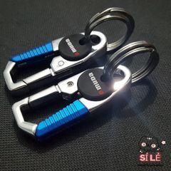 Móc Khóa Cao Cấp OMUDA 3754 - Móc Khóa Xe Máy và Ô Tô Inox Chống Gỉ, Phong Cách Thời Trang Thanh Lịch, Màu Cam và Xanh