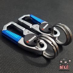 Móc Khóa Cao Cấp OMUDA 3754 - Móc Khóa Xe Máy và Ô Tô Inox Chống Gỉ, Phong Cách Thời Trang Thanh Lịch, Màu Cam và Xanh