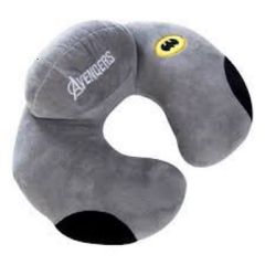 Gối Kê Cổ Avengers Dễ Thương - Phụ Kiện Du Lịch Cao Cấp Cho Người Lớn Và Trẻ Em - 30x33CM, Vải Velboa Mềm Mại