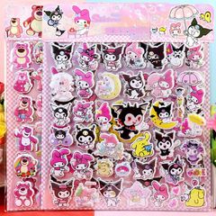 Sticker 3D Hoạt Hình Dán Nổi Dễ Thương Cho Bé - Sticker Chống Nước Thay Chữ Cái Số Tiếng Anh, Sáng Tạo Trang Trí 30x21cm