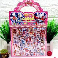 Sticker 3D Hoạt Hình Dán Nổi Dễ Thương Cho Bé - Sticker Chống Nước Thay Chữ Cái Số Tiếng Anh, Sáng Tạo Trang Trí 30x21cm