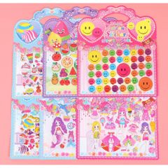 Bộ Hình Dán Xe Hơi Hình Mèo Dễ Thương - Sticker PVC Chống Nước Trang Trí Ô Tô, Laptop, Đồ DIY Thời Trang