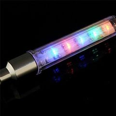 Đèn 5 Bóng LED Gắn Van Bánh Xe Đạp 7 Màu - Đèn Trang Trí Cho Xe Đạp, Xe Máy, Ô Tô - Dễ Dàng Lắp Đặt, Sành Điệu, Bảo Vệ Vòi Khí