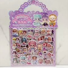 Combo 50 Sticker Lấp Lánh Dán Sổ Trang Trí, Ốp Điện Thoại, Toploader - Hàng Việt Nam, Đa Dạng Mẫu Đáng Yêu