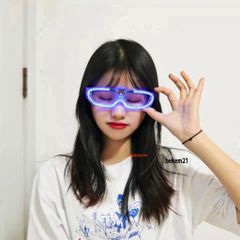 Kính Phát Sáng Gắn Đèn LED Nhấp Nháy Nhiều Màu - Phụ Kiện Thời Trang Cho Tiệc, Lễ Hội, Vũ Hội Thêm Sôi Động