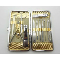 Bộ 19 món dụng cụ cắt và bấm móng tay đa năng - Thép chống gỉ, tiện dụng, hộp da sang trọng, chăm sóc cá nhân hoàn hảo