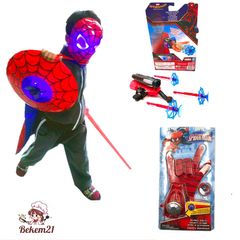 Bộ Đồ Cosplay Siêu Nhân Nhện - Áo Choàng In Hình 3D Mềm Mại cho Bé 6-24kg - Quà Tặng Sinh Nhật, Phần Thưởng Học Tập