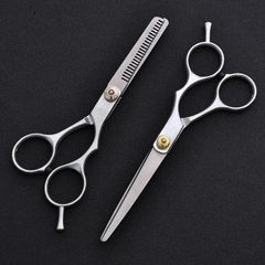Bộ Kéo Cắt Và Tỉa Tóc Chuyên Nghiệp Không Gỉ - Dụng Cụ Cắt Tóc Hợp Kim Thép 2 Chiếc, Tiện Lợi và Bền Bỉ