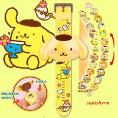 Đồng Hồ Chiếu Hình Hoạt Hình Marshall Paw Patrol - Đồng Hồ Thời Trang Cho Trẻ Em, Quà Tặng Dễ Thương