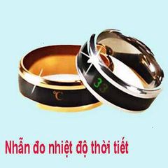 Nhẫn Đo Nhiệt Độ Cơ Thể & Thời Tiết - Nhẫn Đổi Màu Tâm Trạng Phong Cách Cá Nhân - Quà Tặng Độc Đáo