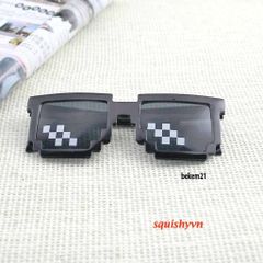 Kính Mát Thug Life 6 Chấm Nhiều Màu - Kính Gương Thời Trang Cá Tính Dành Cho Gamer