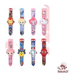 Đồng Hồ Đeo Tay Sanrio Họa Tiết Hoạt Hình Xinh Xắn Dành Cho Bé 5-16 Tuổi - 24 Mẫu Thiết Kế Đáng Yêu