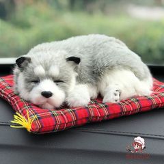 Búp Bê Chú Chó Gỗ Than Hoạt Tính - Trang Trí Nội Thất Xe Hơi & Quà Tặng Đáng Yêu Cho Trẻ Em - Kích Thước 24x20cm