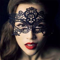 Mặt Nạ Mắt Ren Xuyên Thấu Gợi Cảm - Phụ Kiện Thời Trang Mysterious Cho Halloween và Cosplay