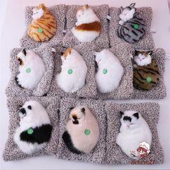 Mẫu Cún Đen Trắng Lớn - Chó Mèo Có Than Hoạt Tính Khử Mùi, Trang Trí Xe Ô Tô & Bàn Làm Việc - Quà Tặng Dễ Thương