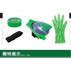 Bộ Đồ Hóa Trang Hulk Siêu Anh Hùng Cho Người Lớn Và Trẻ Em - Áo Choàng, Mặt Nạ Phát Sáng, Găng Tay, Kích Thước Đủ  S105-120, M120-130, L130-140