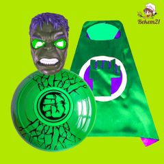 Bộ Đồ Bé Trai In Hình Hulk Thun Lạnh Thái 10-60kg - Thoáng Mát, Dễ Chăm Sóc, Phù Hợp Đi Học, Đi Chơi