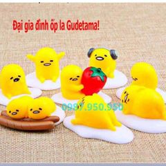 Móc Khóa Trứng Lười Gudetama - Phụ Kiện Anime Nhật Bản Dễ Thương - Mô Hình Ốp La Gudetama Giới Hạn 5cm