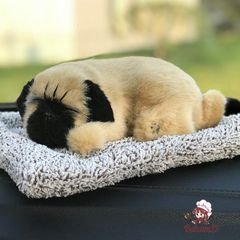 Chó Đốm Thú Bông 99% Giống Thật - Cún Than Hoạt Tính Lọc Không Khí Khử Mùi Trang Trí Xe Hơi Ô Tô 25x20cm
