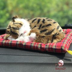 Chó Đốm Thú Bông 99% Giống Thật - Cún Than Hoạt Tính Lọc Không Khí Khử Mùi Trang Trí Xe Hơi Ô Tô 25x20cm