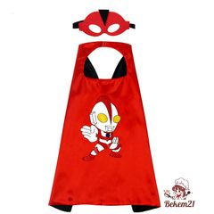 Bộ Đồ Hóa Trang Siêu Anh Hùng Cho Bé Trai - Áo Choàng, Mặt Nạ Hulk, Ironman, Người Nhện - Set Cosplay Avengers Marvel 3 Món