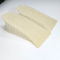 Set 2 Miếng Độn Đế Giày Silicon Êm Chân - Lót Giày Tăng Chiều Cao 3,5-4cm Cho Cả Nam Nữ - Đen Siêu Thoải Mái
