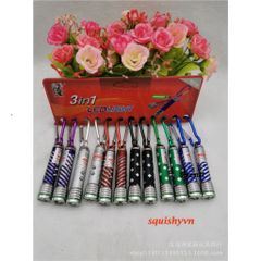 Bút Chiếu Laser 4mW 2 trong 1 + Đèn LED Để Chơi Với Thú Cưng - Đèn Laser Trêu Mèo Và Chó, Đồ Chơi Giải Trí Thú Vị