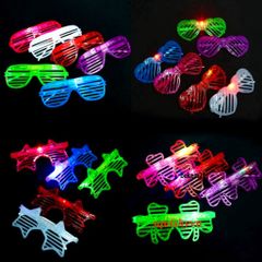 Kính LED 3D Viễn Tưởng - Kính Trong Suốt Nhấp Nháy Đặc Biệt Sáng 2 Bên Dành Cho Tiệc, Quán Bar, và Sự Kiện Thời Trang